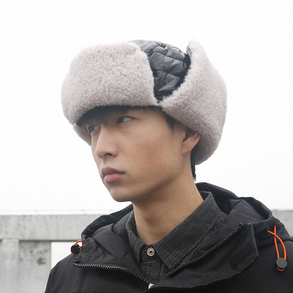 Muška kapa naušnica - s toplom postavom