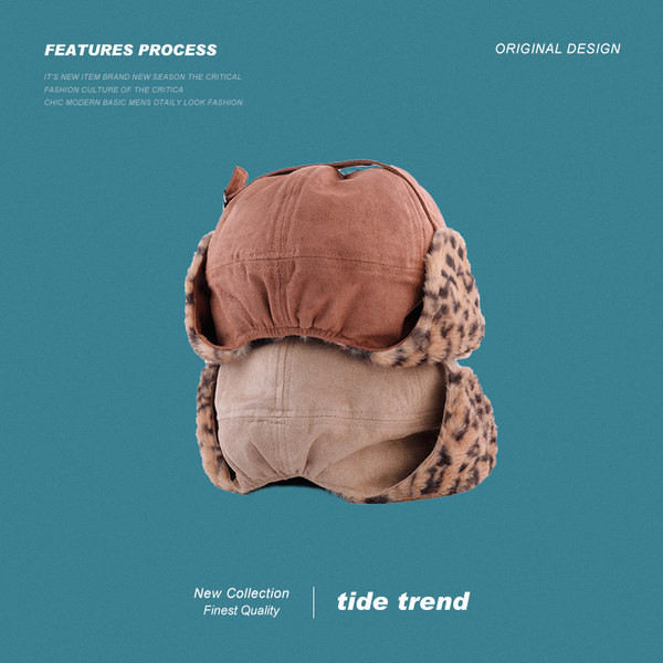 Zimske muške naušnice s toplom postavom