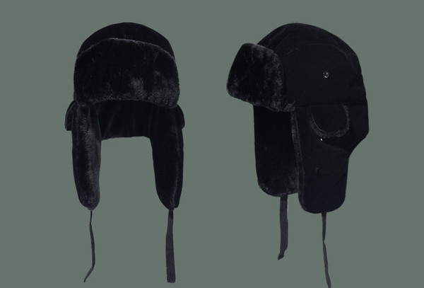 Muška zimska kapa sa zvjezdicom i toplom postavom