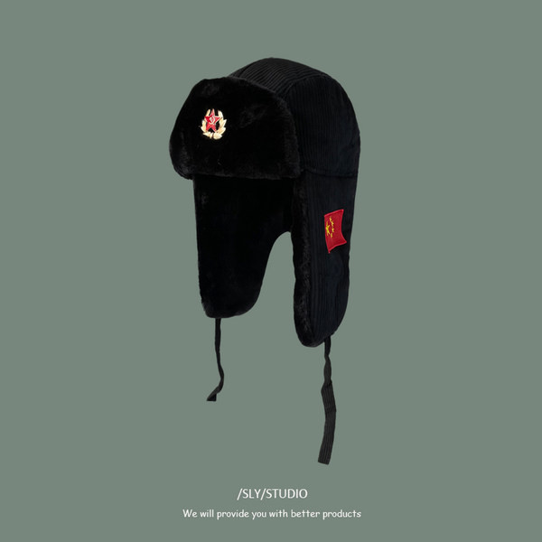 Zimska kapa s toplom postavom i vezicama