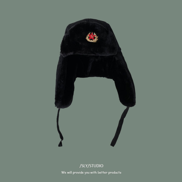 Zimska kapa s toplom postavom i vezicama