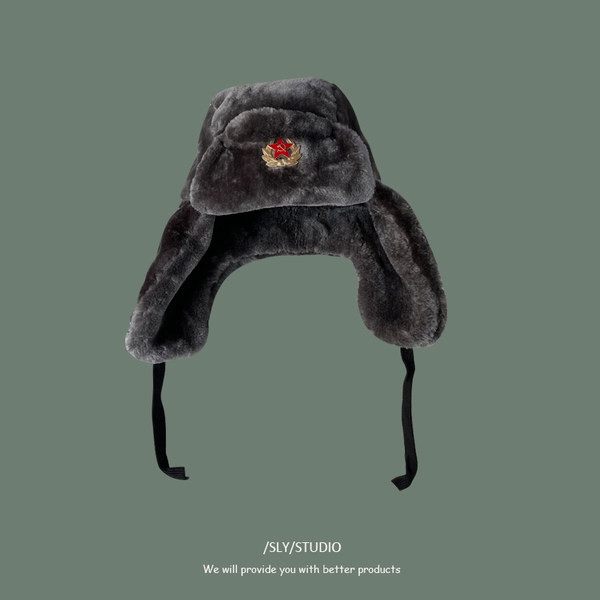 Мъжка зимна шапка с топла подплата няколко цвята