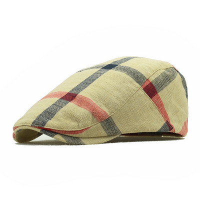 Muški šešir sa šilterom - prugasti ili karirani