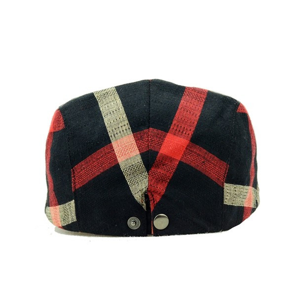 Muški šešir sa šilterom - prugasti ili karirani