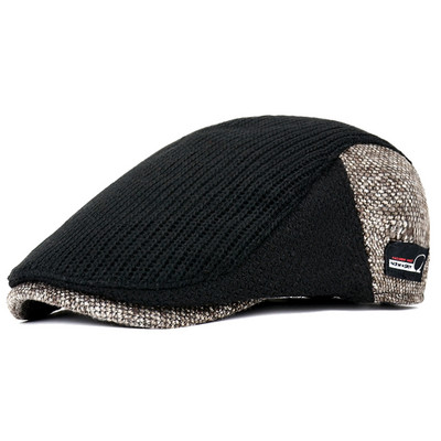 Muška zimska pletena kapa