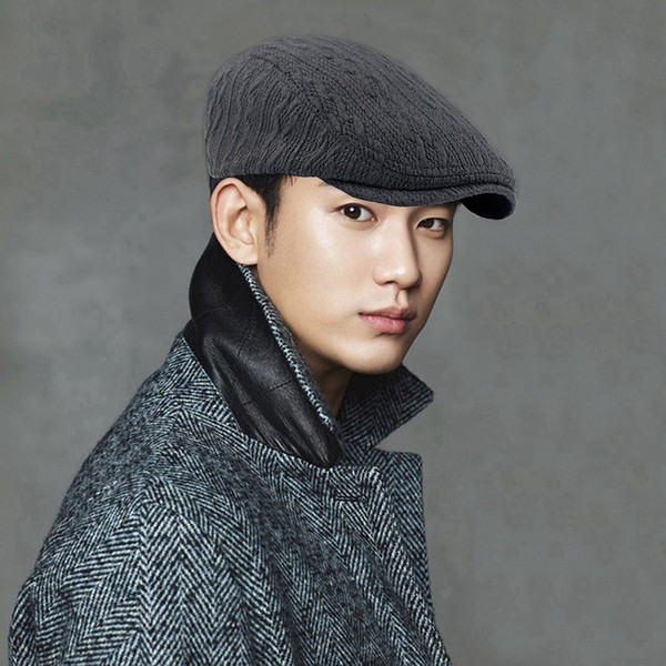 Muška zimska pletena kapa