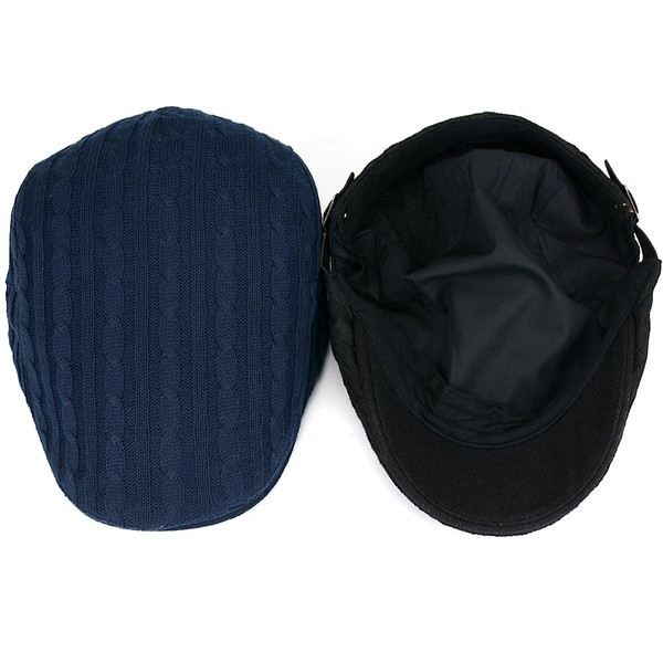 Șapcă tip pălărie de iarnă pentru bărbați cu element metalic