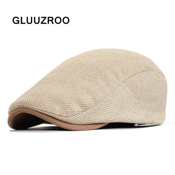 Модерна мъжка шапка каскет в три цвята