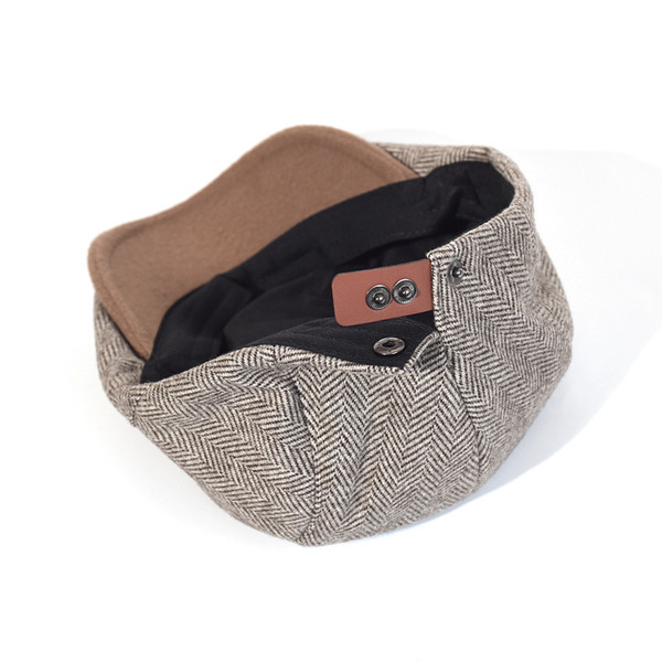 Модерна мъжка шапка каскет в три цвята