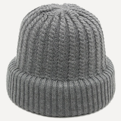 Ležerna vunena muška kapa za muškarce