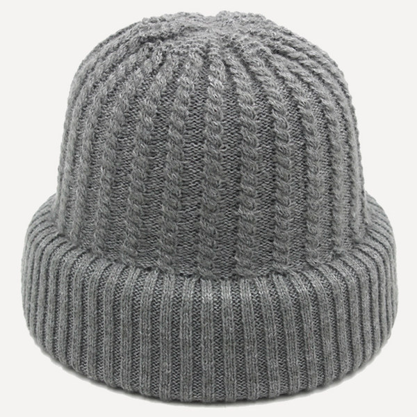 Ležerna vunena muška kapa za muškarce