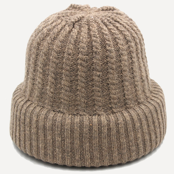 Ležerna vunena muška kapa za muškarce