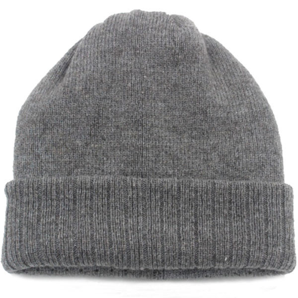 Muška zimska pletena kapa - jednobojni model