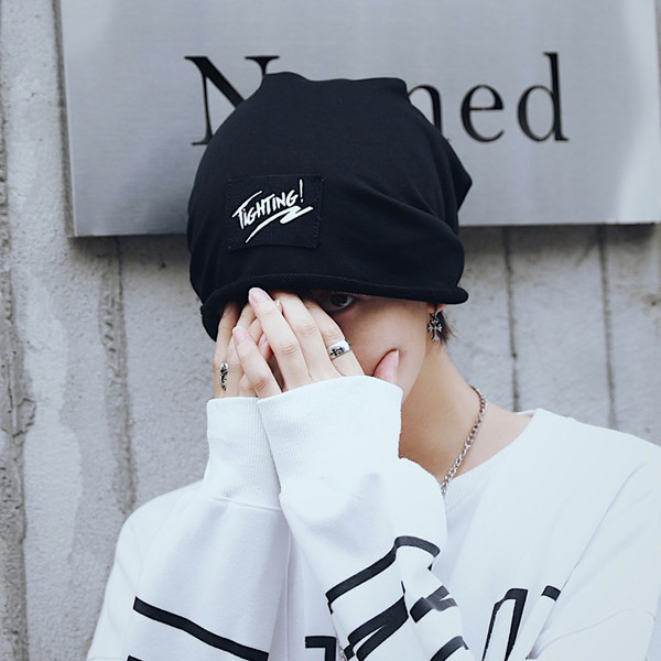 Muški platneni šešir sa natpisom