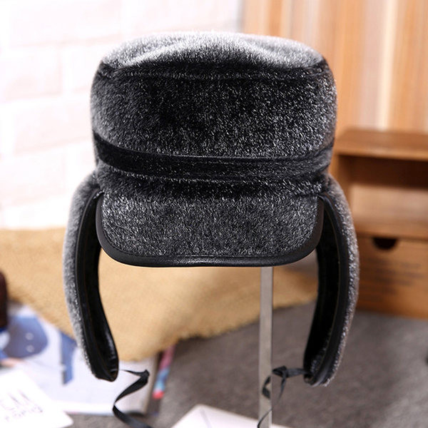 Нов модел мъжка шапка с козирка-подходяща за зимата