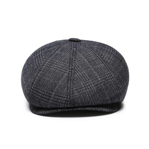 Vyriškos languotos vilnos kepuraitės