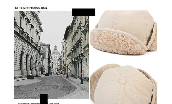 Zimska kapa s vunenom postavom za muškarce