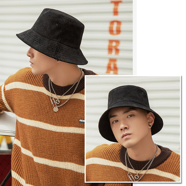 Мъжка шапка в черен цвят