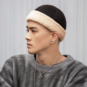 Ανδρικό χειμωνιάτικο καπέλο από οικολογικό καστόρι με αφράτη φόδρα