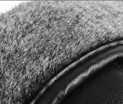 Muška kožna kapa sa šilterom u dvije boje