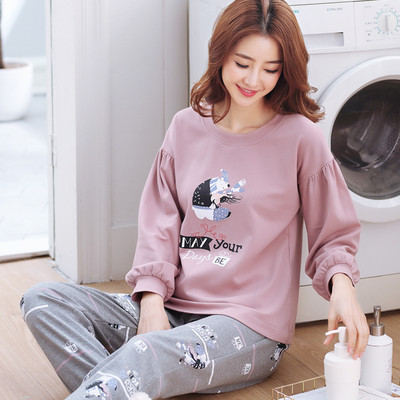 Proljetno-jesenska pidžama dvodijelna iz dva dijela