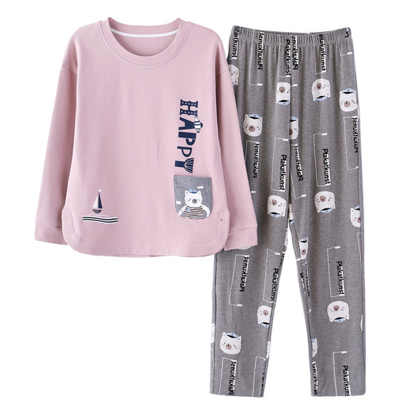 Proljetno-jesenska pidžama dvodijelna iz dva dijela