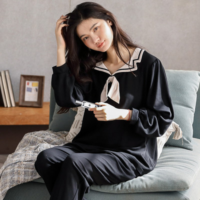 Ženska pidžama sa aplikacijom - dvodijelna