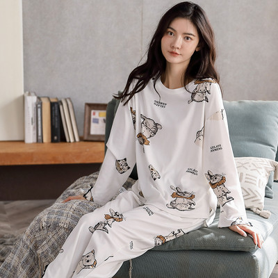 Ženska pidžama sa aplikacijom - dvodijelna