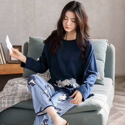 Ženska pidžama sa aplikacijom - dvodijelna