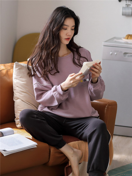 Ženska pidžama sa aplikacijom - dvodijelna