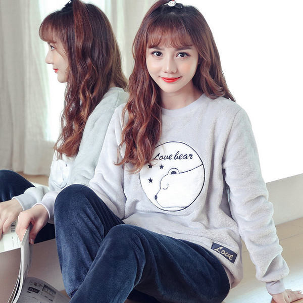 Ženska zimska pidžama u više boja