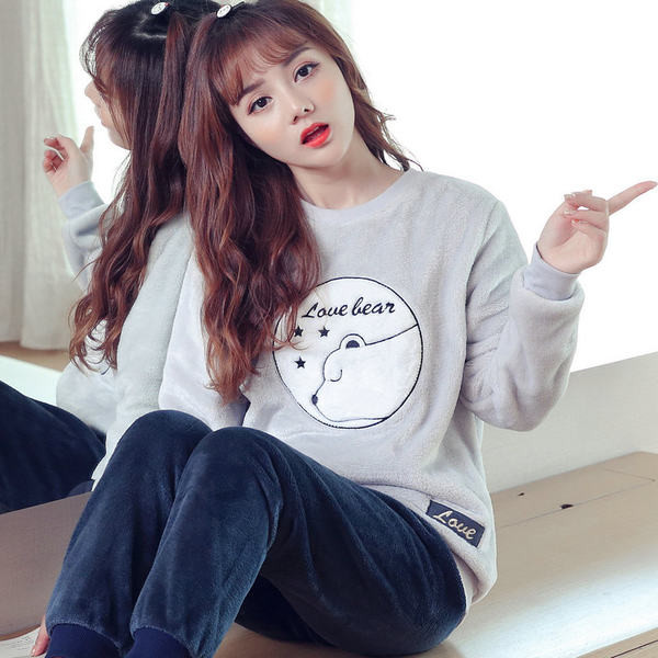 Ženska zimska pidžama u više boja