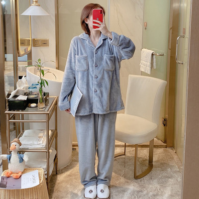 Ženska zimska pidžama iz dva dijela