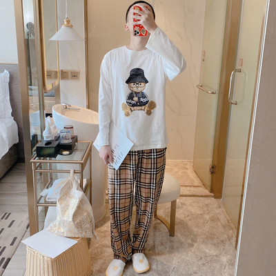 Ženska pamučna pidžama iz dva dijela sa aplikacijom