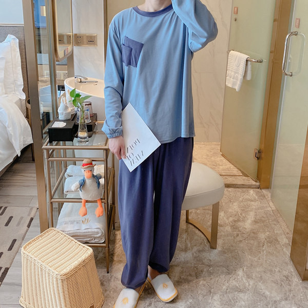 Ženska pidžama sa džepom - dvodijelna