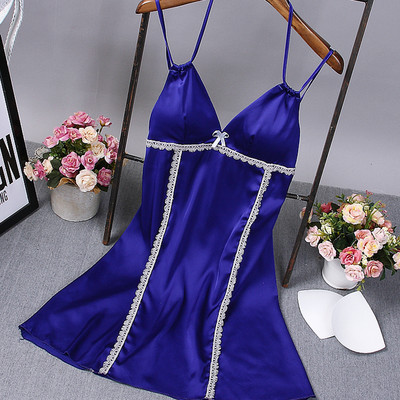 Ženska spavaćica na tanke naramenice