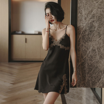 Ženska kratka spavaćica sa V izrezom u više boja