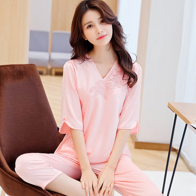 Ženska pidžama iz dva dijela sa čipkom - više modela