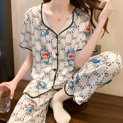 Ženska pidžama iz dva dijela na kopčanje - više modela
