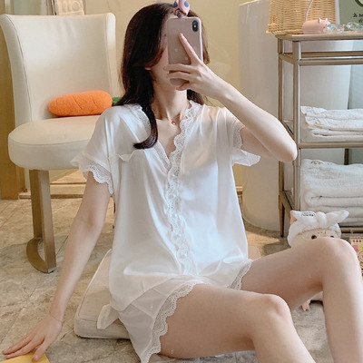 Дамска нощница с къс панталон - няколко модела