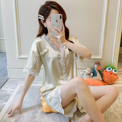 Дамска нощница с къс панталон - няколко модела