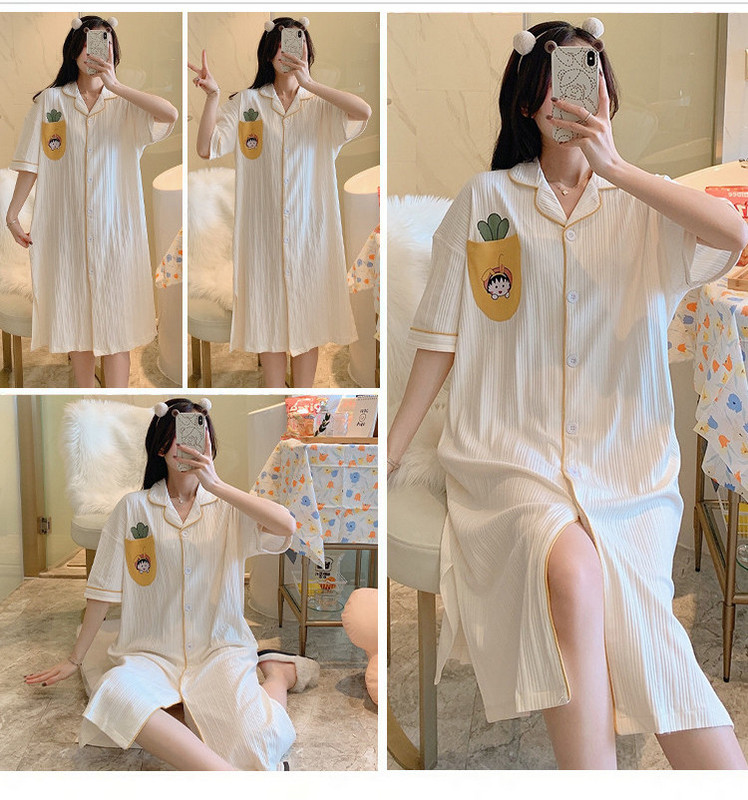 Ženska spavaćica kratkih rukava - više modela