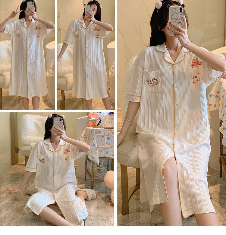 Ženska spavaćica kratkih rukava - više modela