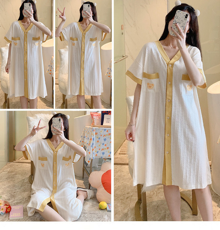 Ženska spavaćica kratkih rukava - više modela