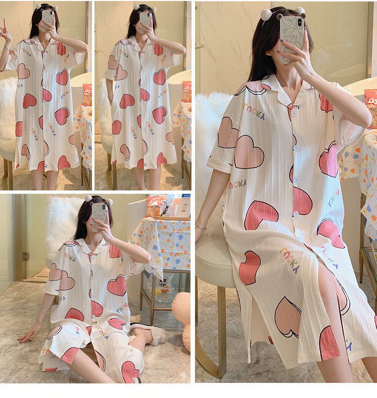 Ženska spavaćica kratkih rukava - više modela