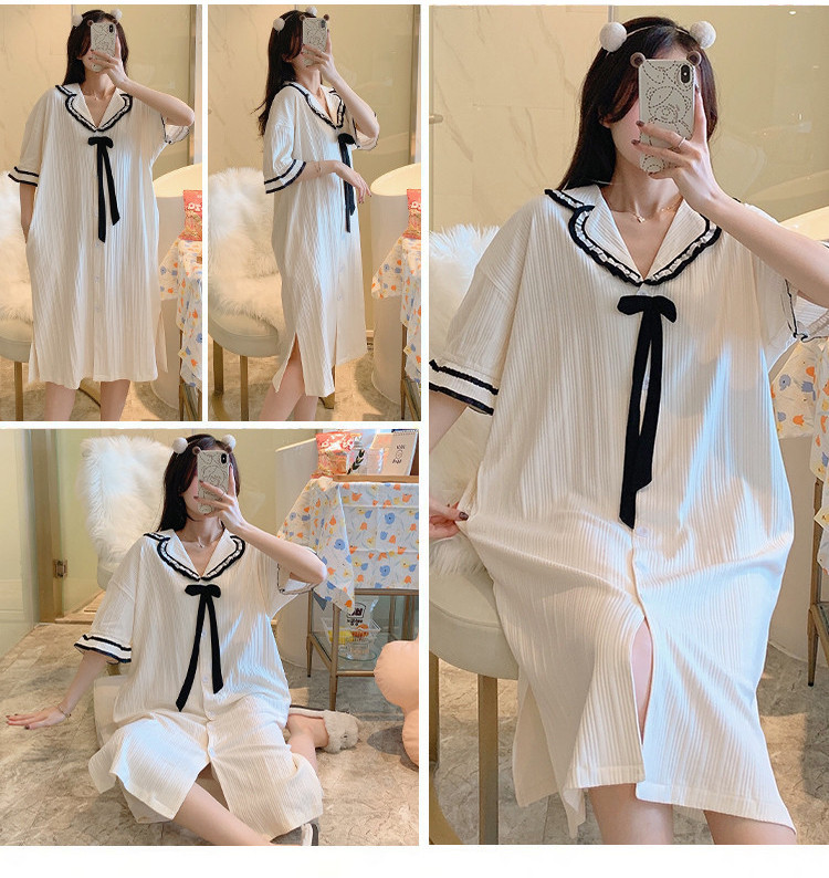 Ženska spavaćica kratkih rukava - više modela