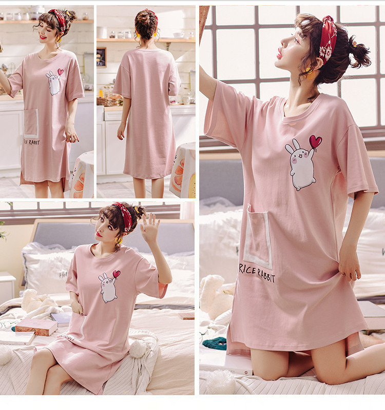 Ženska spavaćica kratkih rukava - više modela