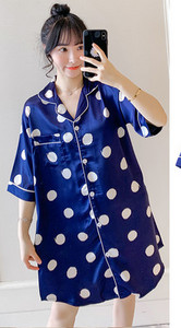 Ženska ljetna spavaćica više boja i kopčanje na gumbe