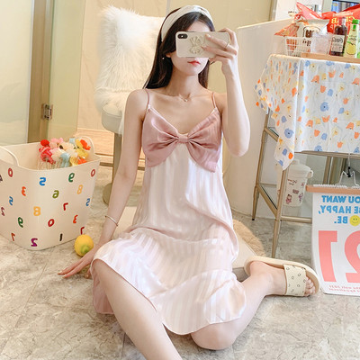 Ženska spavaćica na tanku naramenicu - više modela