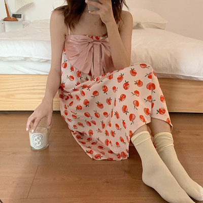 Ženska spavaćica na tanku naramenicu - više modela